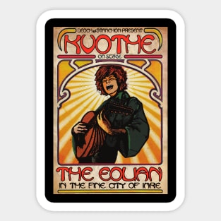 Kvothe On Stage Name Of The Wind Sticker